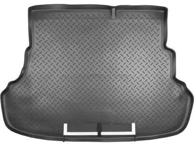 Коврики в багажное отделение с фартуком для Hyundai Solaris (SD) (2010) (для а/м со складывающимися сидениями)