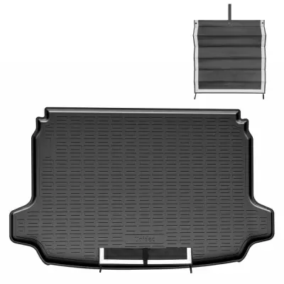 Коврики в багажное отделение с текстильным фартуком для Fiat 600-e (2023)