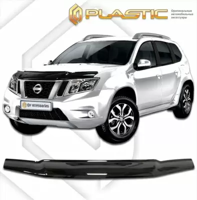 Мухобойка (дефлектор капота) для Nissan Terrano 2013+  (арт. 2010010109769)