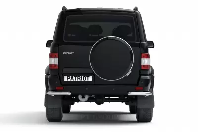 Защита заднего бампера угловая O63мм (НПС) UAZ Patriot 2014- от Интернет-Магазина Autoboks.kz