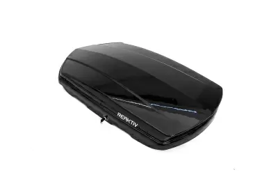 Автобокс REAKTIV Bolid 360 черный глянцевый двустороннее 450 л от интернет-магазина AUTOBOKS.kz. 