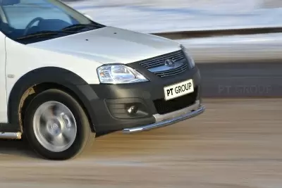 Защита переднего бампера одинарная O51 мм (НПС) LADA Largus Cross с 2015 от Интернет-Магазина Autoboks.kz