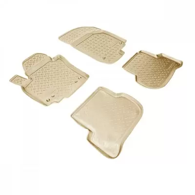 Коврики салонные для Volkswagen Golf Plus (2005-2009) (бежевый)