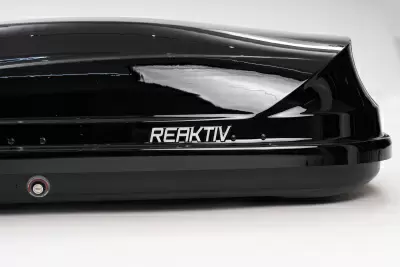 Автобокс Reaktiv Kometa черный глянцевый двустороннее 600 л от интернет-магазина AUTOBOKS.kz. 