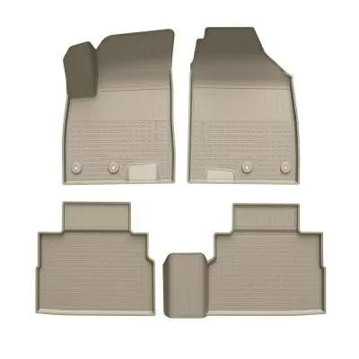 Коврики салонные для JETOUR DASHING 4WD (2022) (бежевый)