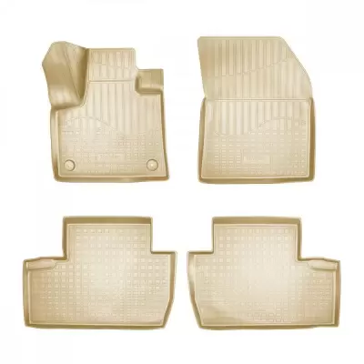 Коврики салонные для Peugeot 508 II 3D (2018) (бежевый)