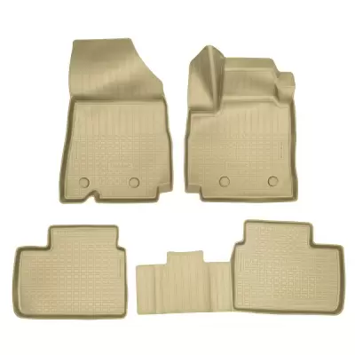 Коврики салонные для Renault Arkana 3D (2020) (бежевый)