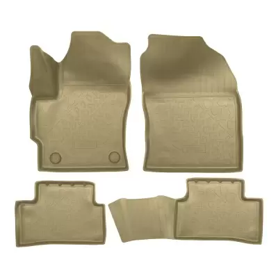 Коврики салонные для Toyota Corolla Cross (2020) (бежевый)