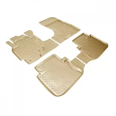 Коврики салонные для Honda Civic X 3D (HB,SD) (2015) (бежевый)