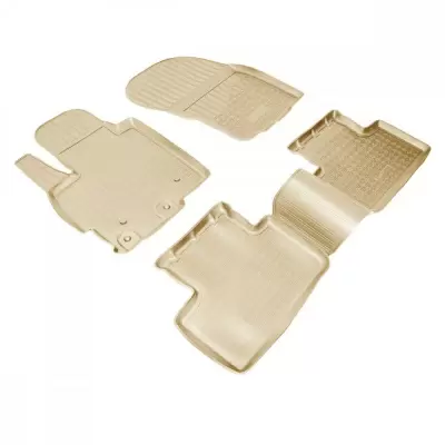 Коврики салонные для Land Rover Range Rover Velar 3D (2017) (бежевый)