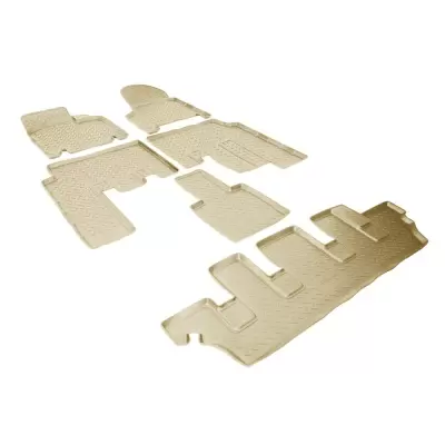 Коврики салонные для Dodge Caravan\ Chrysler Voyager (2000-2007) (7 мест) (бежевый)