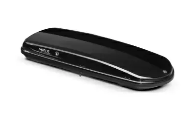 Автобокс Hapro Nordic 10.8 (460 л) черный глянцевый двустороннее от интернет-магазина AUTOBOKS.kz. 