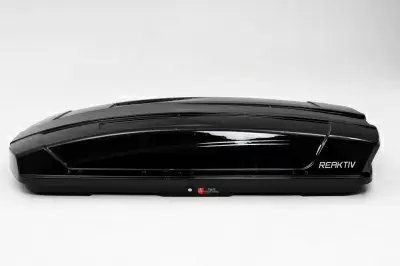 Автобокс REAKTIV Uragan 850 черный глянцевый двустороннее 850 л