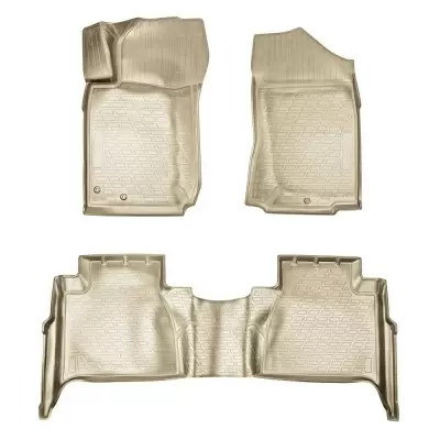 Коврики салонные для Dongfeng DF6 3D (2022)/RICH 6 3D (2018) (бежевый)