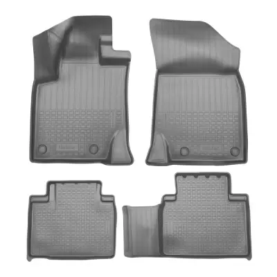 Коврики салонные для Geely Azkarra 3D (2021) (серый)