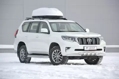 Автобокс на крышу Белый Turino 1 Аэродинамический 410л от интернет-магазина AUTOBOKS.kz. 