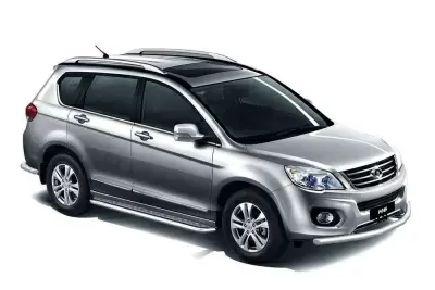 Защита порогов с алюминиевой площадкой O51мм (НПС) Great Wall HOVER H6 с 2013