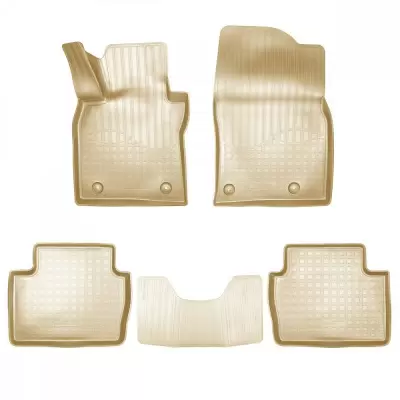 Коврики салонные для Mazda 3 (2013-2019) (бежевый)