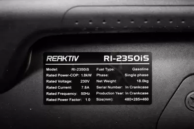Электростанция бензиновая Reaktiv RI-2350iS