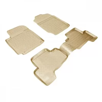Коврики салонные для Renault ZOE 3D (2014) (бежевый)