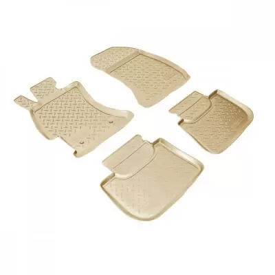 Коврики салонные для Subaru Outback V 3D (2014) (бежевый)