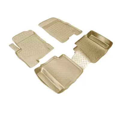 Коврики салонные для Ssang Yong Korando (KJ) (2003-2006)\ TagAZ Tager (2008) (3 дв) (бежевый)