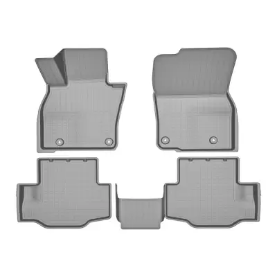 Коврики салонные для Mazda CX-80 (5/7 мест) (2024) (серый)