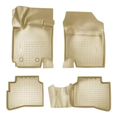 Коврики салонные для JAC JS4 3D (2021) (бежевый)