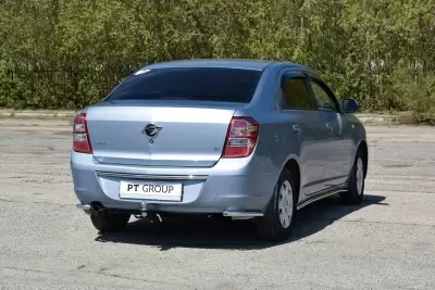 Защита заднего бампера угловая Ø38 мм (НПС) Chevrolet COBALT с 2019- от Интернет-Магазина Autoboks.kz