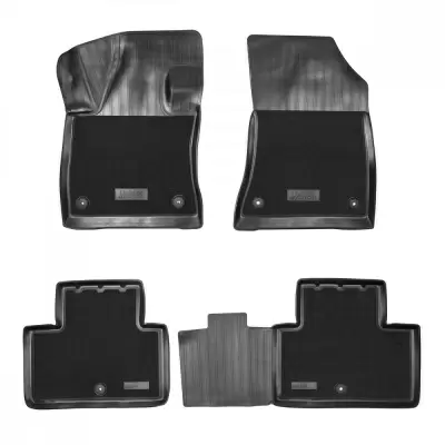 Коврики салонные комбинированные для Infiniti QX50 3D (2018)