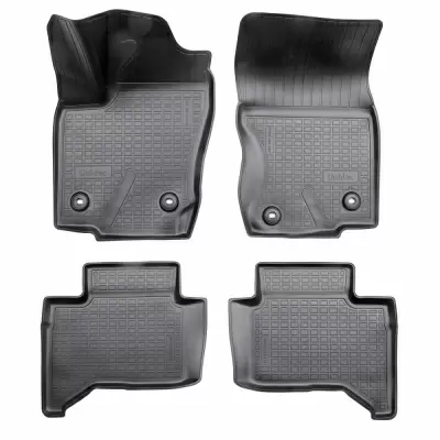 Коврики салонные для Toyota LC-250 Prado (2023) (1,2 ряд)