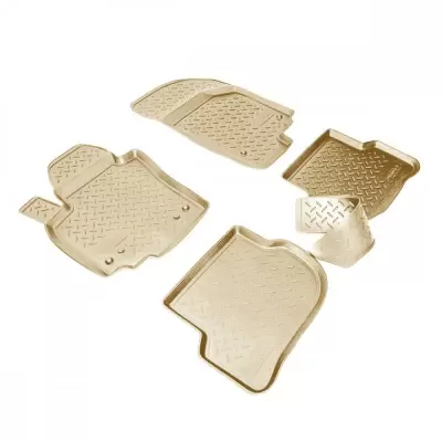 Коврики салонные для Volkswagen Crafter II (LT4) 3D (2016) (бежевый)