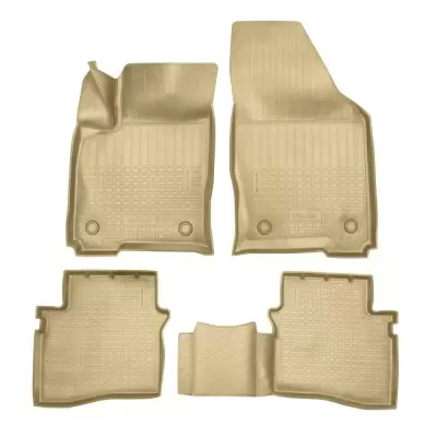 Коврики салонные для OMODA S5 3D (2023) (бежевый)
