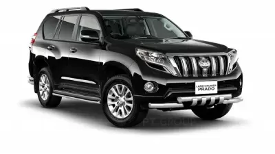 Защита переднего бампера двойная с зубьями O63/63мм (НПС) Toyota LAND CRUISER PRADO 150 2013-2016 от Интернет-Магазина Autoboks.kz