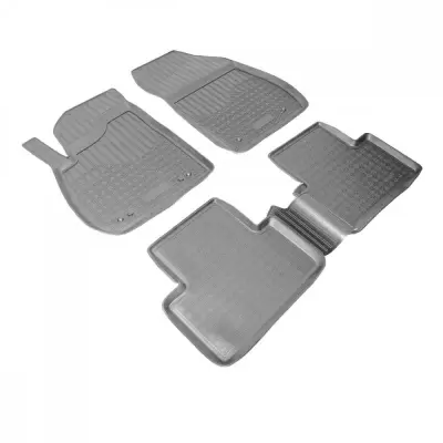 Коврики салонные для Opel Zafira B (2005-2012) (3 ряд) (серый)