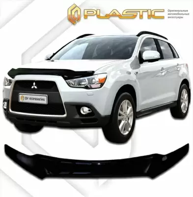 Мухобойка (дефлектор капота) для Mitsubishi ASX 2010+ (арт. 2010010105204)
