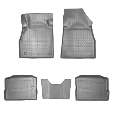 Коврики салонные для Nissan Micra (K14) (2017) (серый)