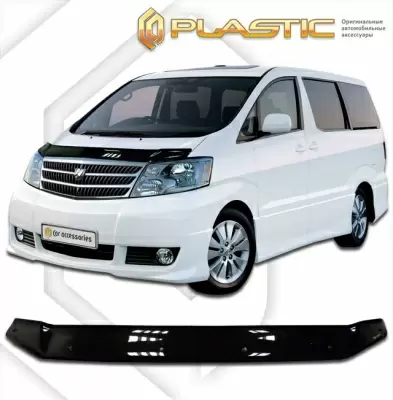 Мухобойка (дефлектор капота) для Toyota Alphard 2003-2008 (арт. 2010010103002)