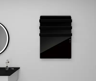 Инфракрасный обогреватель IGT2-2D0806G-Th 700W + 30W черный для полотенец