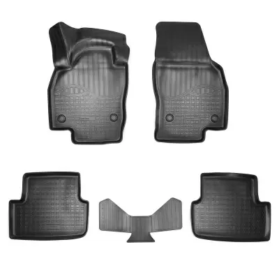 Коврики салонные для Volkswagen Polo VI (HB) (AW) 3D (2017)