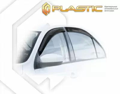 Ветровик на дверь CA Plastic 2010030309927 для Skoda Rapid 2013-2020