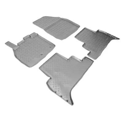 Коврики салонные для Renault Scenic (2010) (серый)