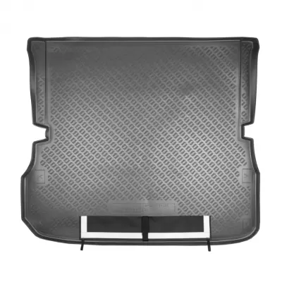 Коврики в багажное отделение с фартуком для Nissan Pathfinder (R52) (2014) (сложенный 3 ряд)