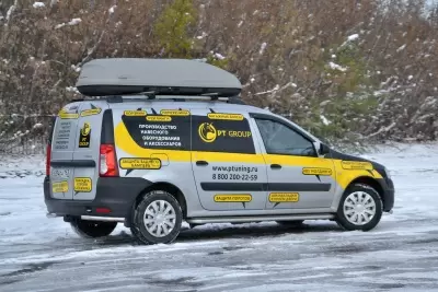 Автобокс на крышу Серый Turino Sport Аэродинамический от интернет-магазина AUTOBOKS.kz. 