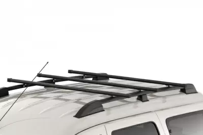 Рейлинги "Усиленные" с тремя поперечинами (Черный муар) / LADA Largus c 2012