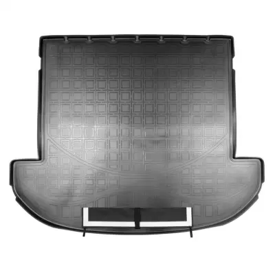 Коврики в багажное отделение с фартуком для Hyundai Santa Fe (2018) (7 мест, длинный)