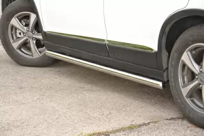 Защита порогов прямая 63 мм (НПС) HAVAL H6 с 2014 от интернет-магазина AUTOBOKS.kz. 