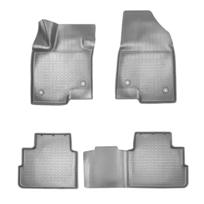 Коврики салонные для Haval Dargo 3D (2022) (полный привод) (серый)