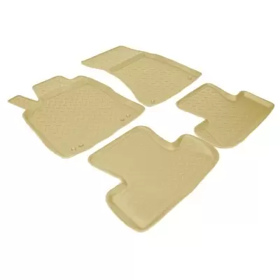 Коврики салонные для Audi Q5 (8RB) (2008-2017) (бежевый)