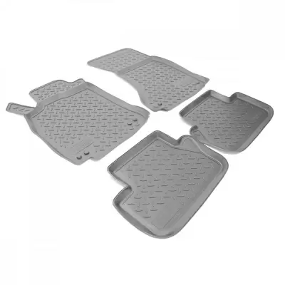 Коврики салонные для Audi A4 (B6:8E/B7:8E) (2001-2007) (серый)